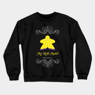 Roll Model, yellow, dark Crewneck Sweatshirt